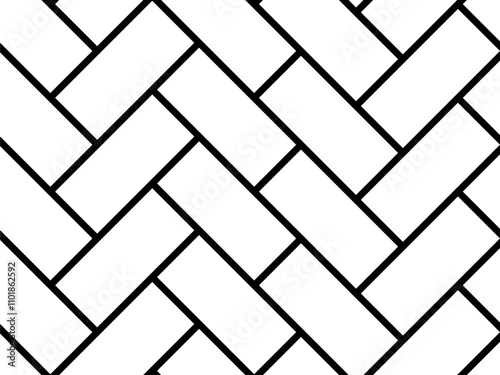 Herringbone Pattern, Brick or Paving Block Motif, can use for Decoration, Background, Carpet, Ornate, Tile, Floor, Wallpaper, Wrapping, Fashion, Fabric, Interior, Exterior or Graphic Design Element