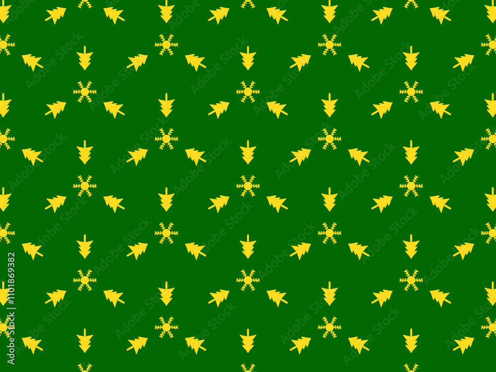 Green Seamless Christmas festival Green Seamless Christmas festival