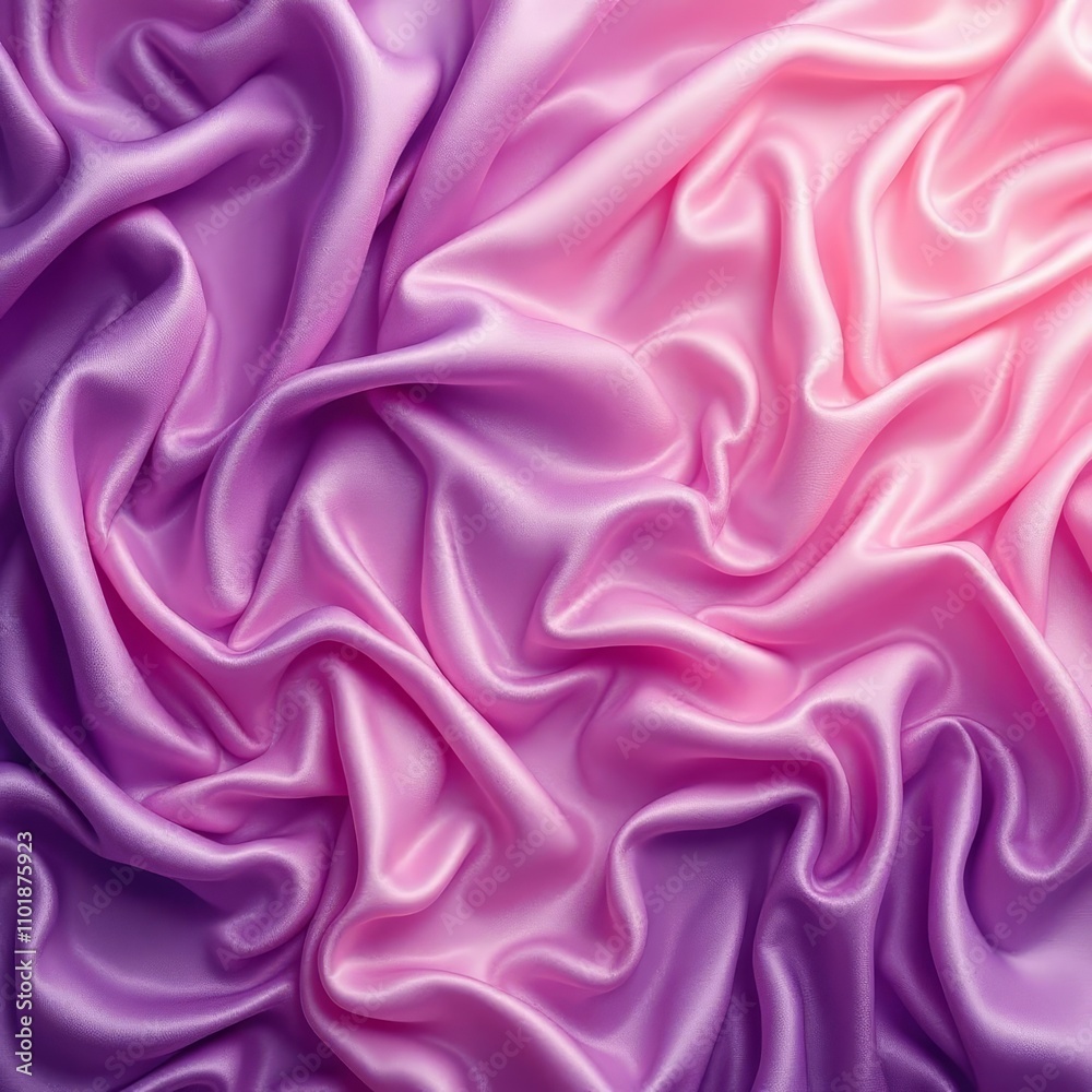 Surreal silk satin, purple & pink, Christmas-themed. Surreal silk satin, purple & pink, Christmas-themed.