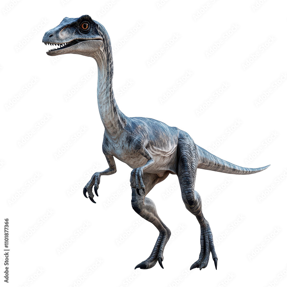 A large dinosaur with a long neck and a long tail A large dinosaur with a long neck and a long tail