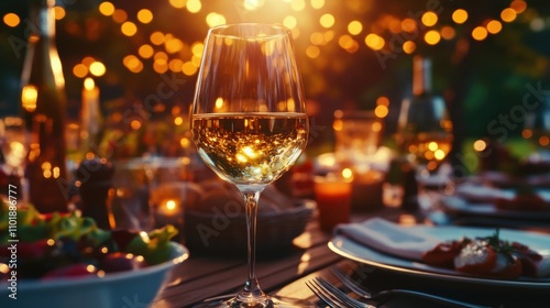 Evening Elegance: A Candlelit Dinner Ambiance