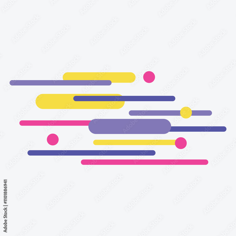 Abstract design featuring colorful lines and shapes on a light background. Abstract design featuring colorful lines and shapes on a light background.