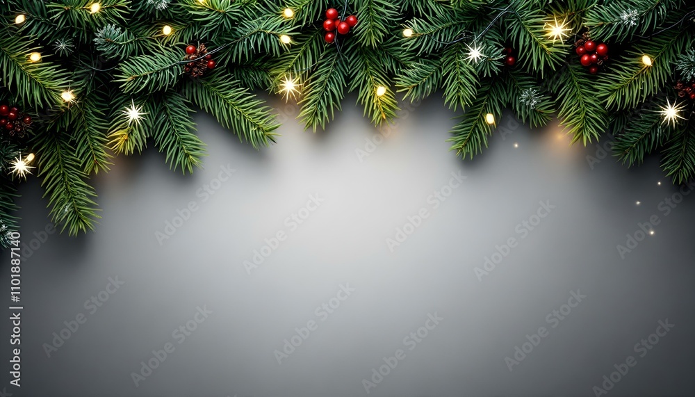 christmas background with christmas tree