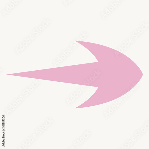 A pink arrow pointing to the right on a light background. Free Download A pink arrow pointing to the right on a light background. - GFXLoad