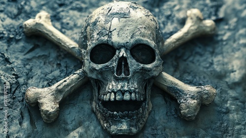 Skull and Crossbones on a Rough Surface