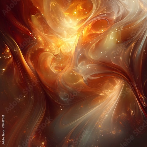abstract swirl motion art glowing fire background wallpaper.