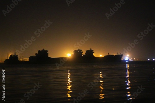river night view mongla sundarban