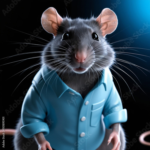 Rat ai created photo