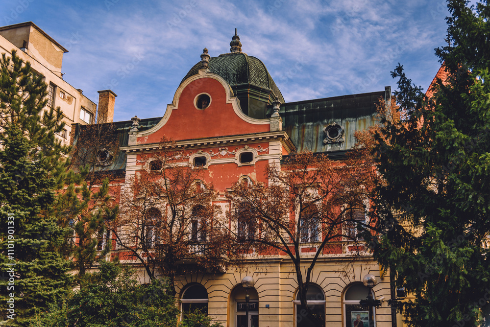 Draksler's Palace Historical Building in Kikinda Serbia