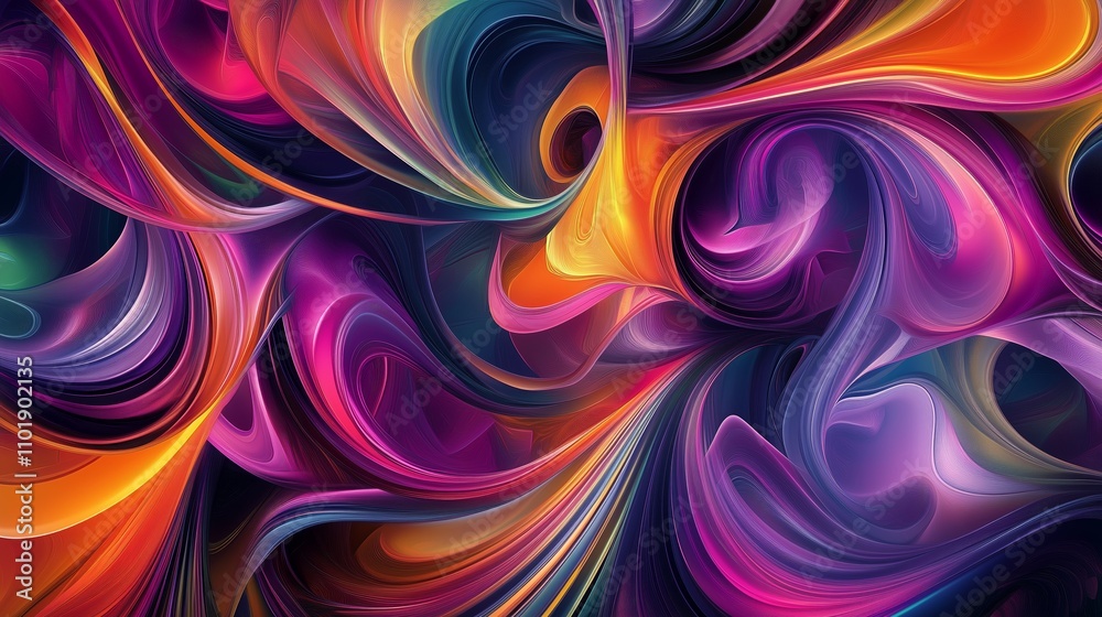 A vibrant abstract fractal design features swirling colors in a mesmerizing psychedelic pattern. A vibrant abstract fractal design features swirling colors in a mesmerizing psychedelic pattern.