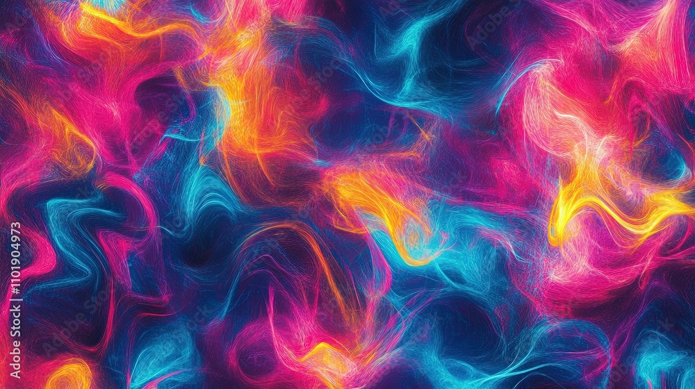 Fototapeta premium line neon effect abstract background