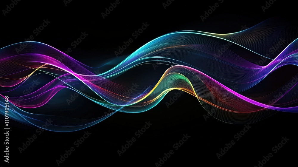 line neon effect abstract background line neon effect abstract background