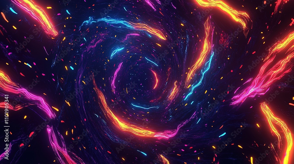 line neon effect abstract background line neon effect abstract background