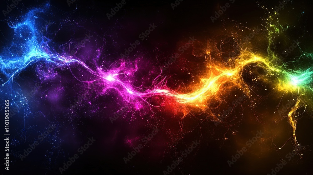 line neon effect abstract background line neon effect abstract background