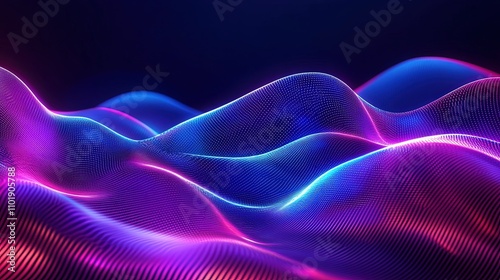 line neon effect abstract background