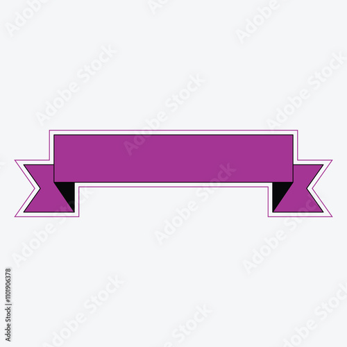 Wallpaper Mural A decorative purple banner with black accents, suitable for announcements or promotions. Torontodigital.ca