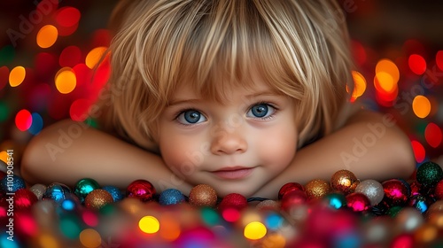 Festive Toddler Portrait 
