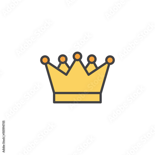 Crown icon in colored version