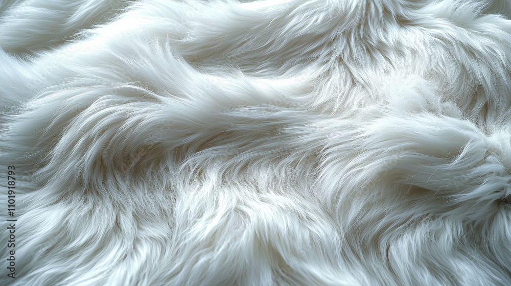 White Fluffy Fur Texture White Fluffy Fur Texture