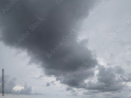 Fototapeta Naklejka Na Ścianę i Meble -  Dramatic gray color cloud
