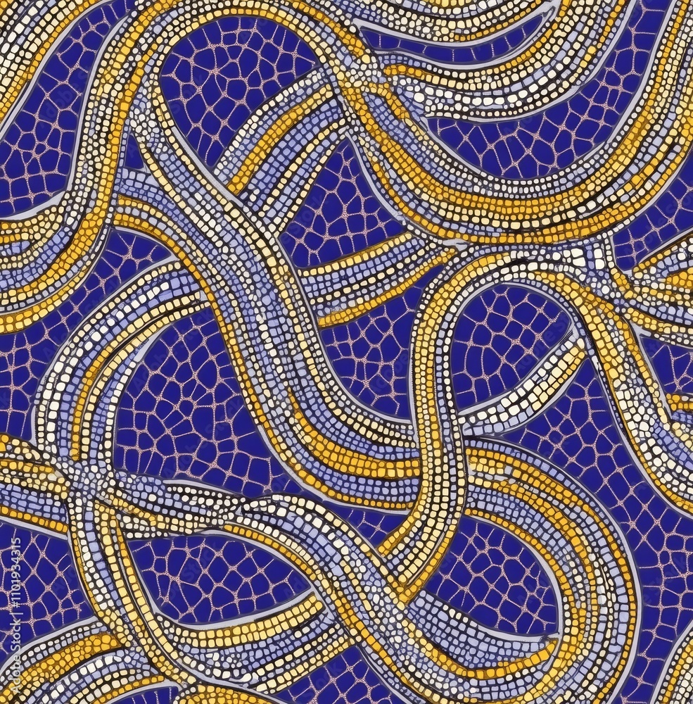 Seamlessly knitted openwork waves are crafted from brightly colored threads. The item is made of cotton yarn and has a volumetric style. Seamlessly knitted openwork waves are crafted from brightly colored threads. The item is made of cotton yarn and has a volumetric style.