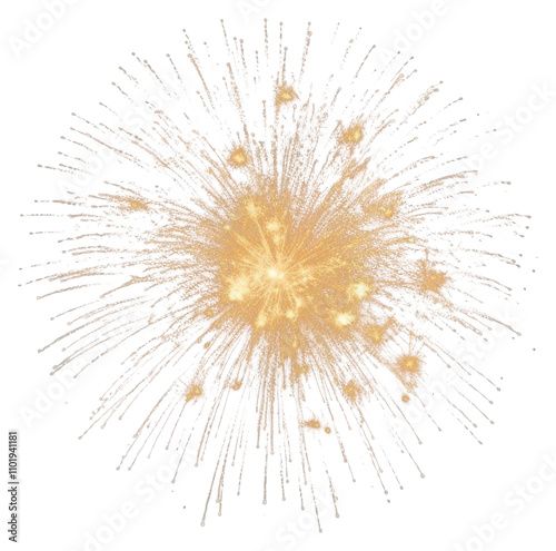 Colorful fireworks element PNG transparent