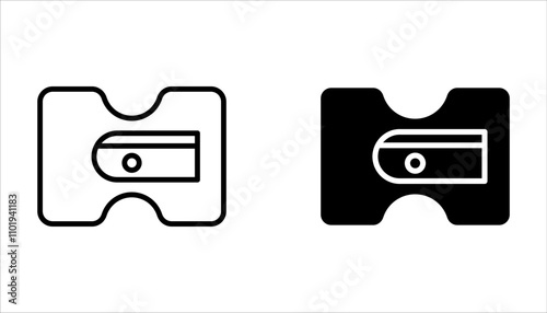 Sharpener icon set. vector icons for web design on white background