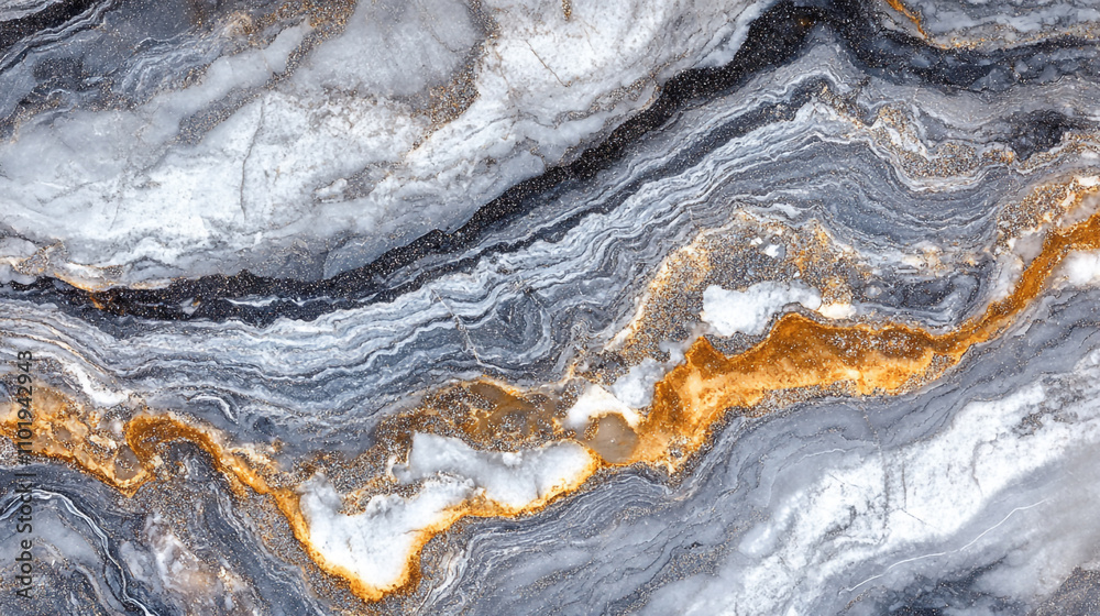 Beautifully textured gray and gold agate stone with intricate patterns and natural details Beautifully textured gray and gold agate stone with intricate patterns and natural details
