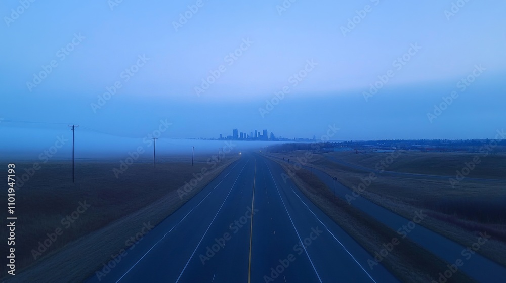 Empty express lane on highway during off-peak hours, symbolizing efficiency and opportunity in a calm, uncluttered environment. Empty express lane on highway during off-peak hours, symbolizing efficiency and opportunity in a calm, uncluttered environment.