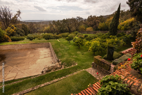 The Monastery of Yuste is a monastery and palace house where Charles I of Spain and V of the Holy Roman Empire stayed and died after his abdication. Cuacos de Yuste, Extremadura, Spain. photo