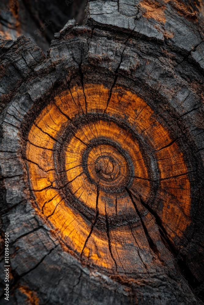 custom made wallpaper toronto digitalA close-up shot of a wooden ring with a bright yellow ring, suitable for use in product photography or as an isolated element