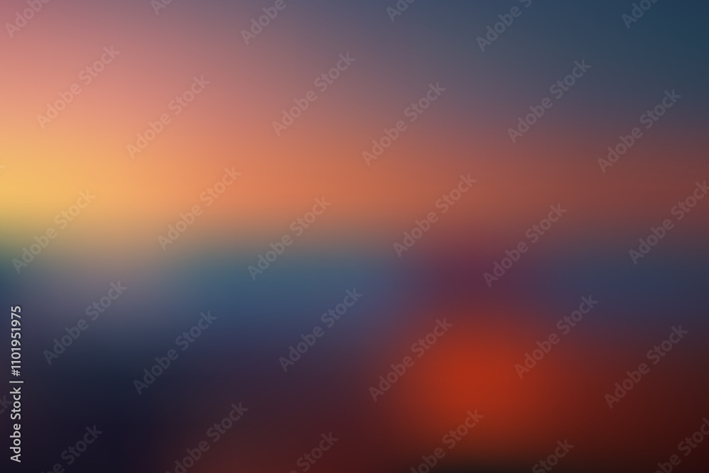 Abstract background, Abstract cloud illuminated with neon light ring on dark night sky. Glowing geometric shape, round frame