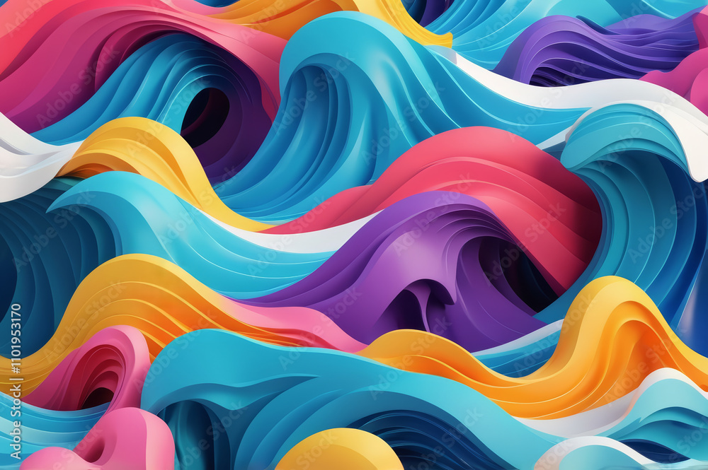 abstract pattern with waves abstract pattern with waves