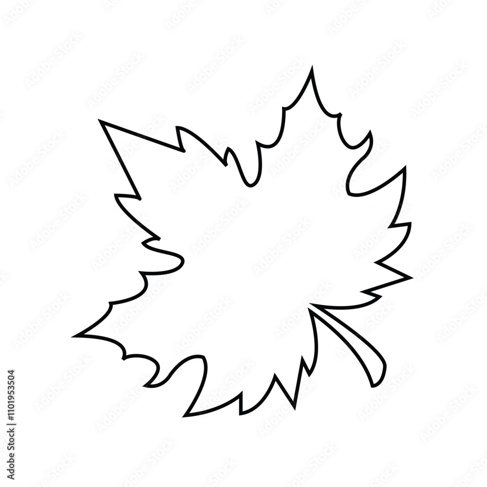 Maple leaves icon collection isolated on white background. vector illustration. Maple leaves icon collection isolated on white background. vector illustration.