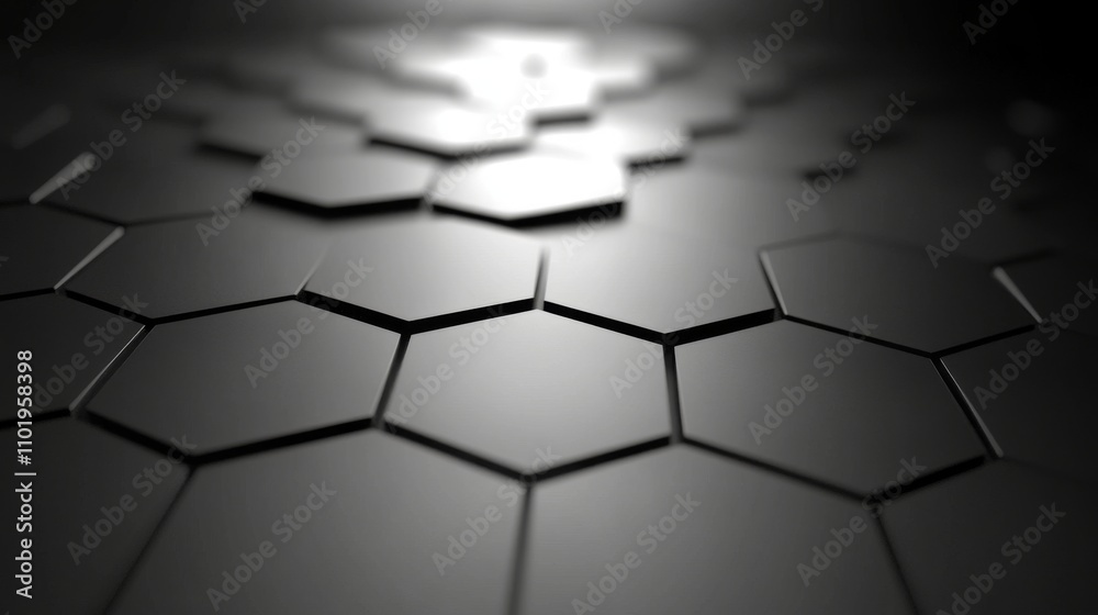Futuristic and tech-savvy, this design includes a dark background and elements arranged in a diamond-shaped block structure. The wall has a 3D diamond tile pattern texture, captured in a 3D render. Futuristic and tech-savvy, this design includes a dark background and elements arranged in a diamond-shaped block structure. The wall has a 3D diamond tile pattern texture, captured in a 3D render.