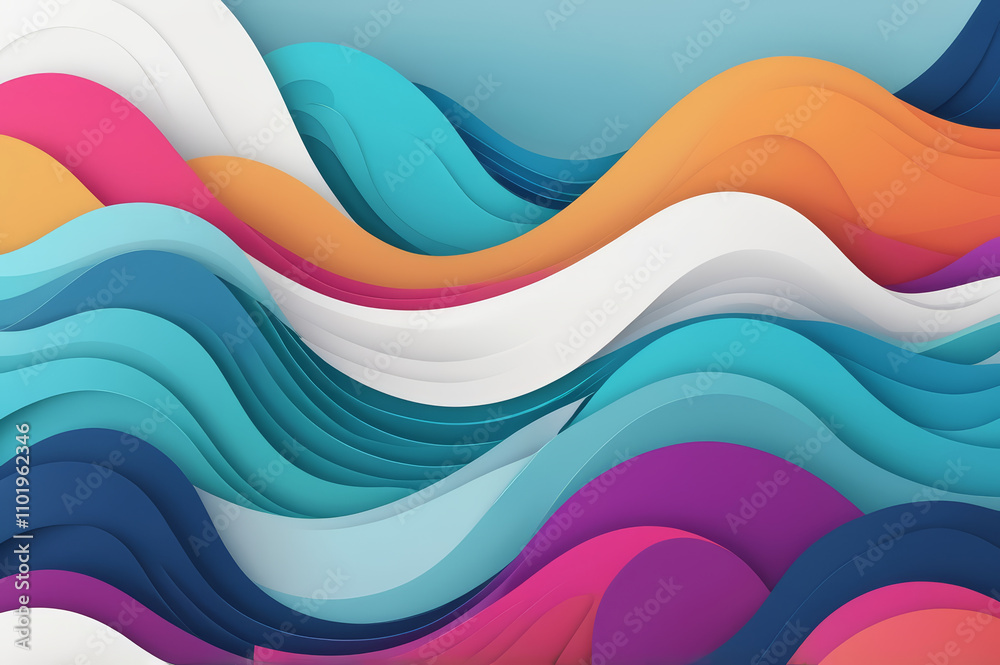 Obraz premium abstract pattern with waves
