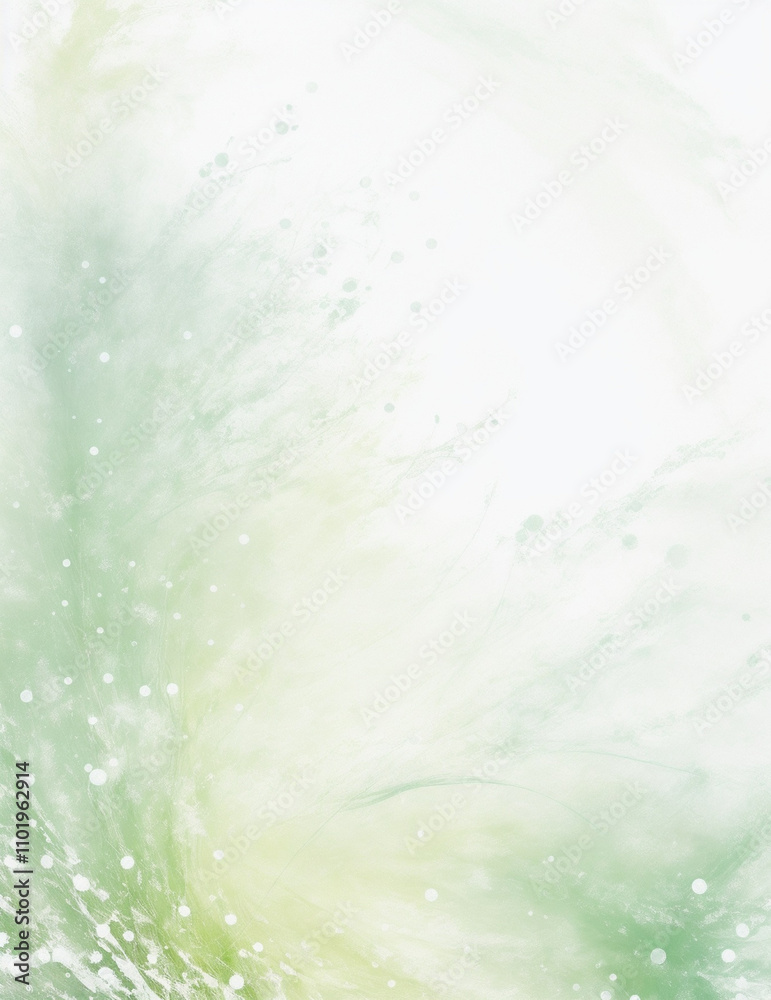abstract green watercolor background with space - abstract white and light green background - Generative AI abstract green watercolor background with space - abstract white and light green background - Generative AI