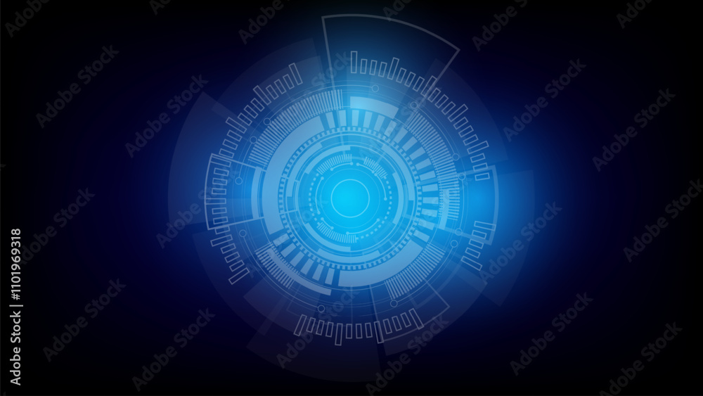 Abstract technology background Hi-tech communication concept futuristic digital innovation background vector illustration, Bright circle and shine the light within.
Abstract technology background Hi-tech communication concept futuristic digital innovation background vector illustration, Bright circle and shine the light within.