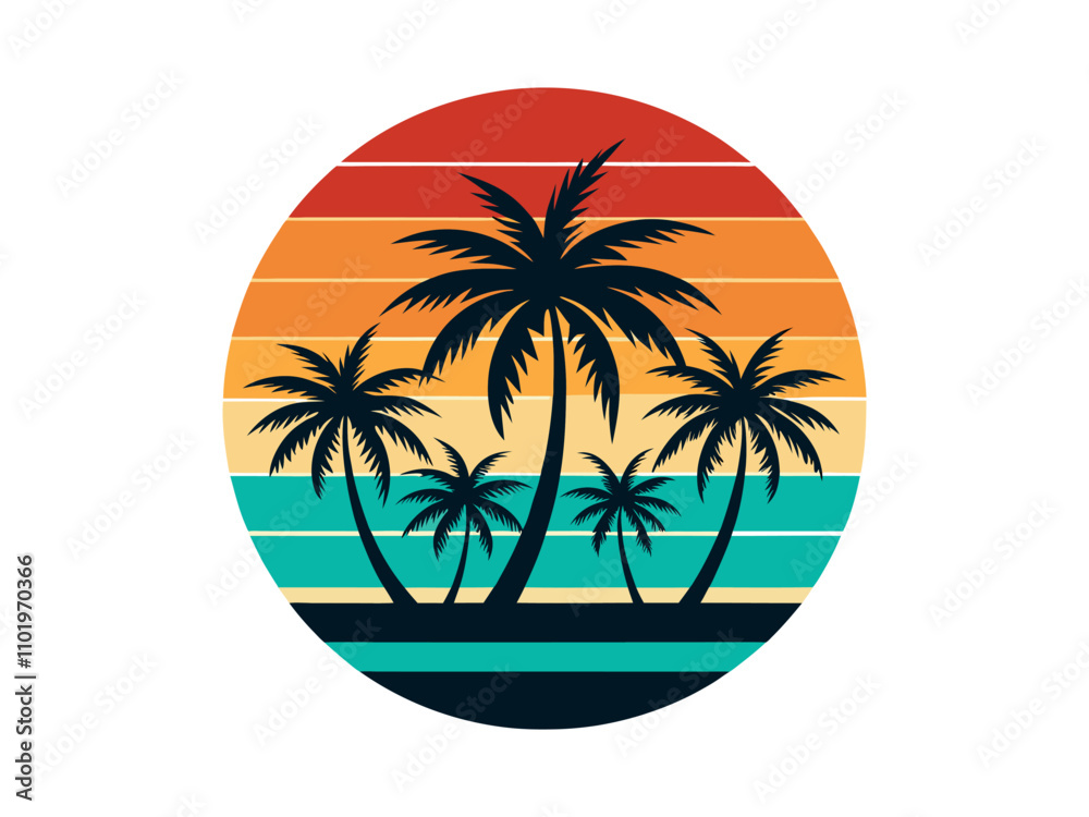 Obraz premium trees vintage design vector illustration
