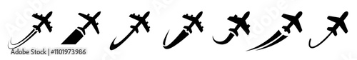 Plane take off icon. Plane icon