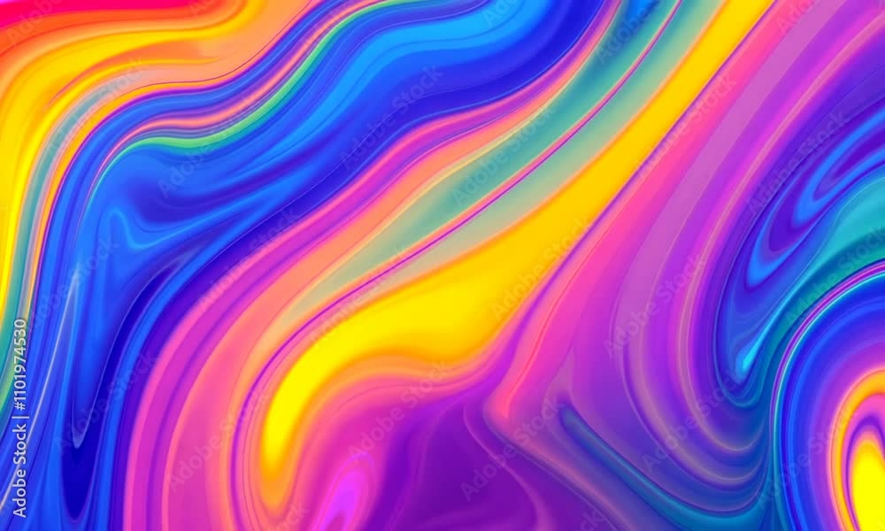 Vibrant Swirls of Color: Abstract Fluid Art Vibrant Swirls of Color: Abstract Fluid Art