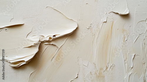 Creamy Paint Texture Close-Up