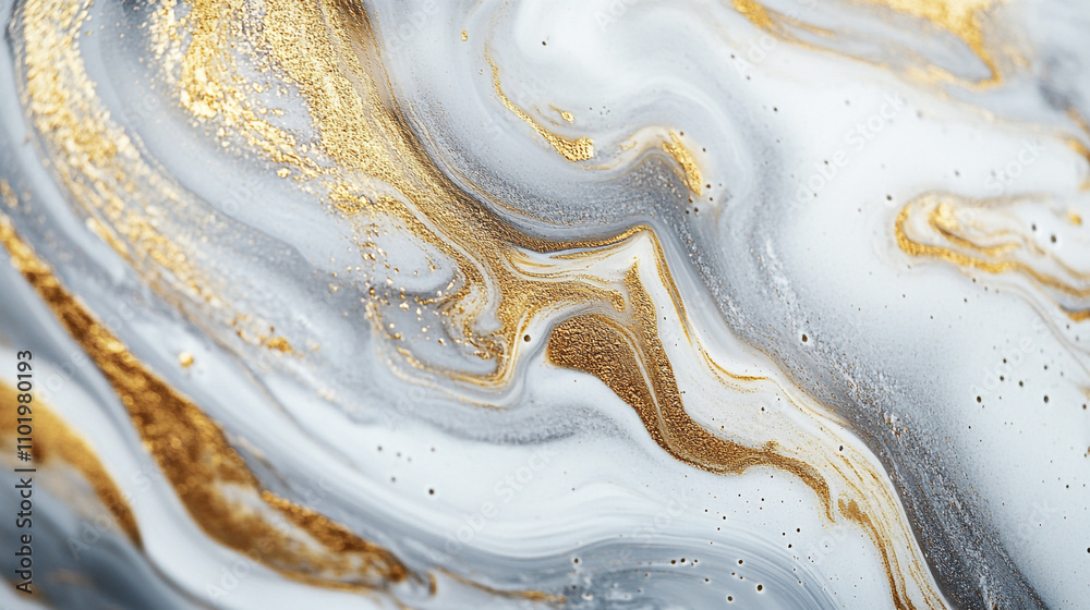 Abstract marble pattern featuring swirling gold and gray tones in a fluid design Abstract marble pattern featuring swirling gold and gray tones in a fluid design