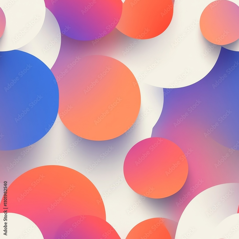 Colorful Circle Pattern Background Colorful Circle Pattern Background