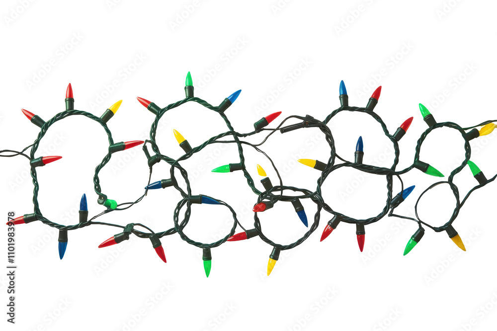 Colorful Christmas string lights display on transparent background holiday decorations indoor environment festive atmosphere vibrant concept for seasonal cheer Colorful Christmas string lights display on transparent background holiday decorations indoor environment festive atmosphere vibrant concept for seasonal cheer