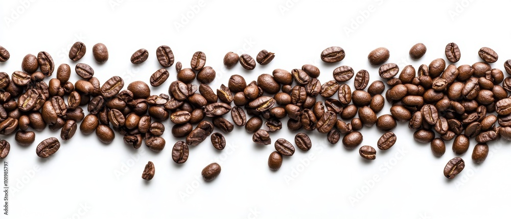 coffee beans isolated on white background coffee beans isolated on white background