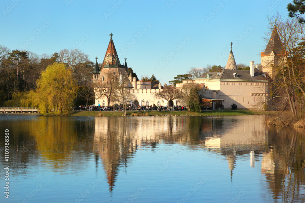 Obraz premium Laxenburg, Lower Austria. Water Castle in Laxenburg