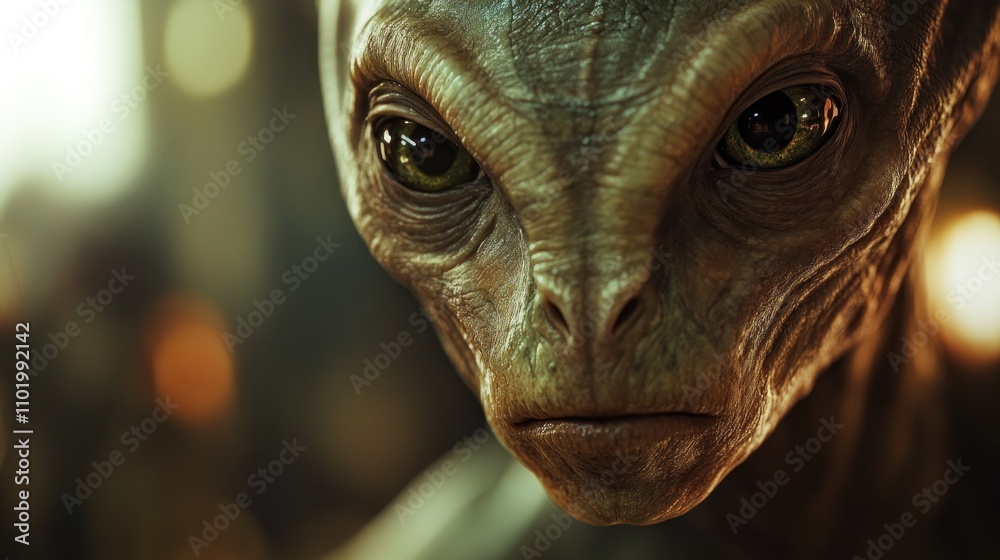 Close-up Portrait of an Alien Close-up Portrait of an Alien