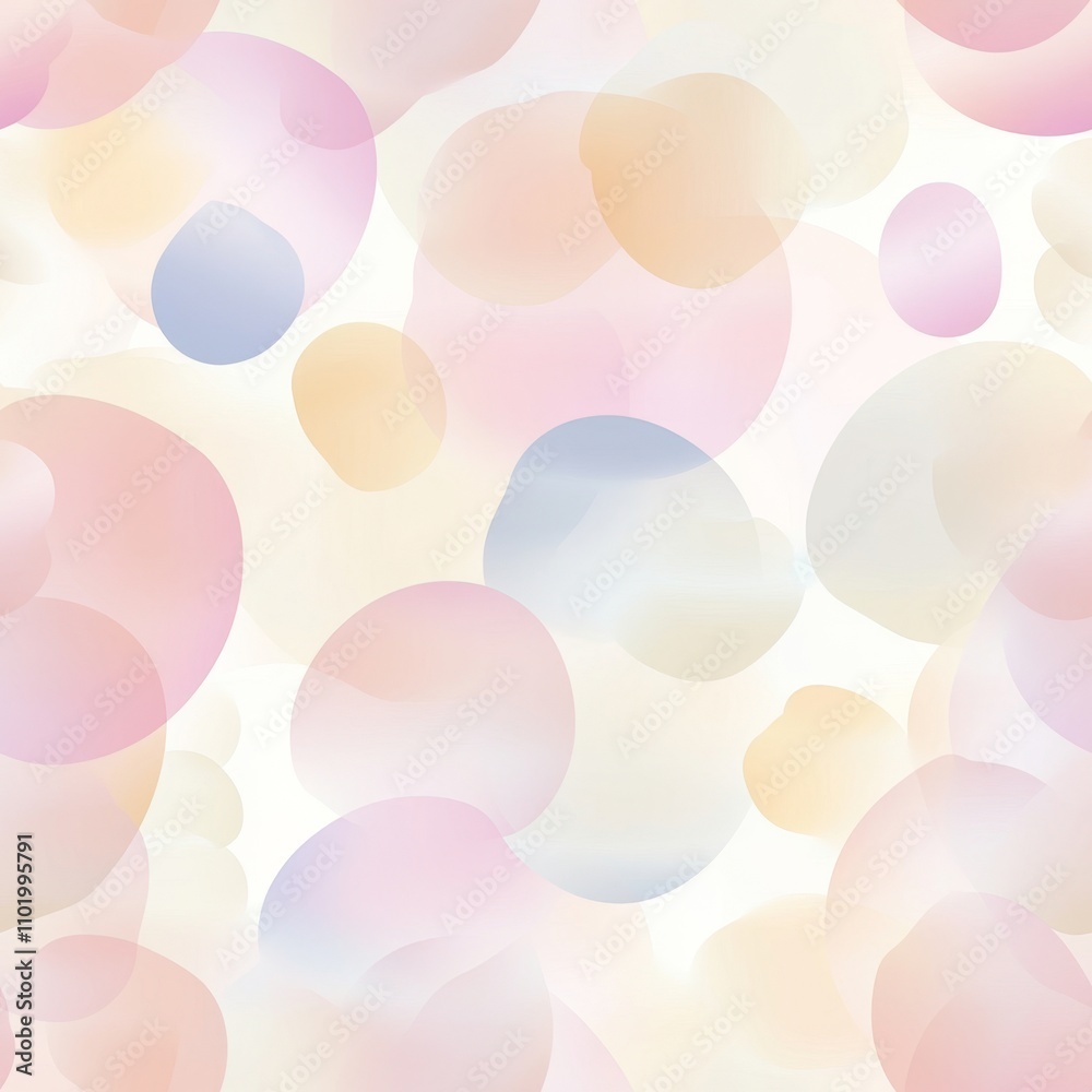 Delicate Pastel Circles Pattern Background Delicate Pastel Circles Pattern Background