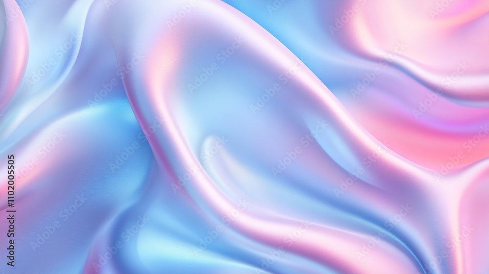 Fototapeta premium Smooth Blue Gradient Abstract Background for Creative Projects